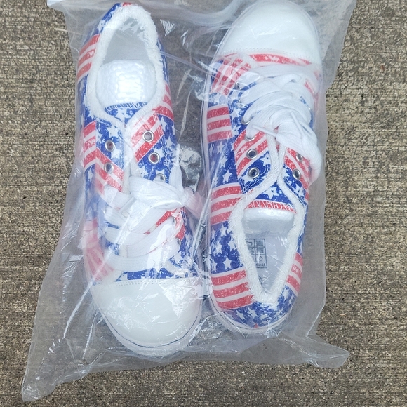 Shoes - NEW Patriotic Athletic Sneakers